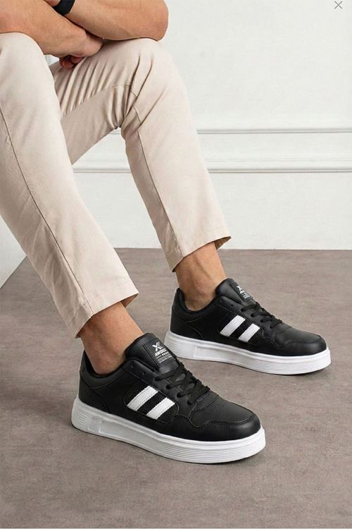 Siyah Beyaz Focus Erkek Spor Ayakkabı