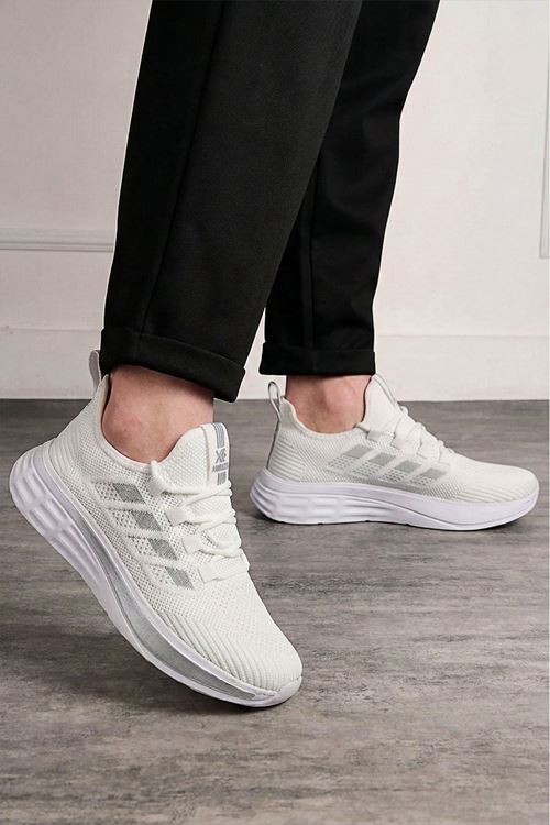 Beyaz Nova Erkek Spor Ayakkabı