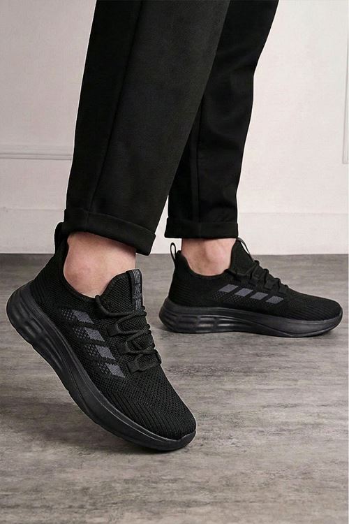 Siyah Nova Erkek Spor Ayakkabı