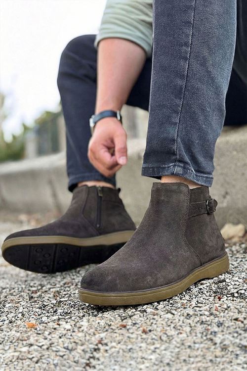 Kahve Terra Hakiki Deri Erkek Bot