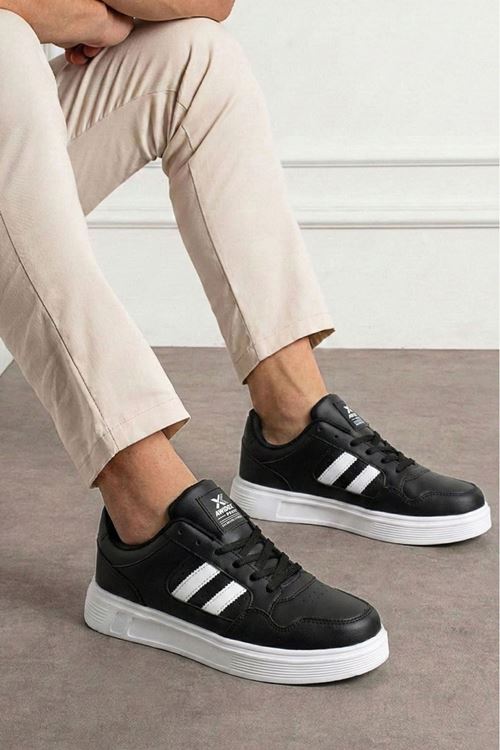 Siyah Beyaz Focus Erkek Spor Ayakkabı