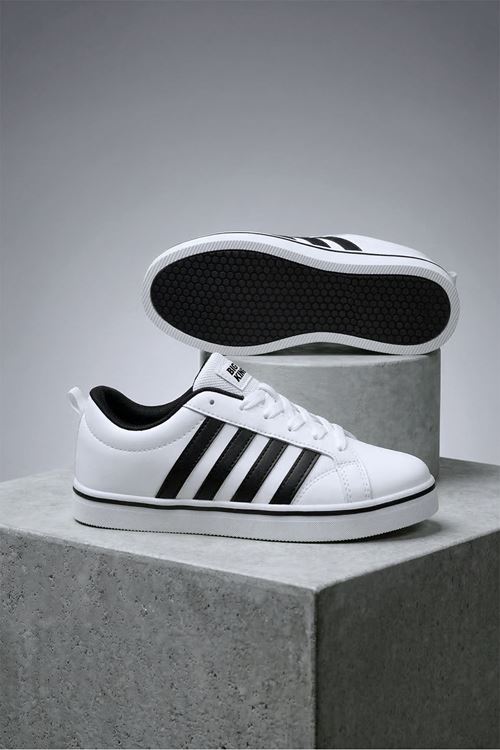 Beyaz Siyah Vento Erkek Sneaker Ayakkabı