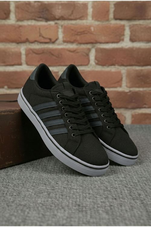 Siyah Çizgili Jean Erkek Spor Ayakkabı