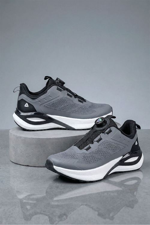 Gri Akıllı Bağcıklı Sprint Erkek Spor Ayakkabı