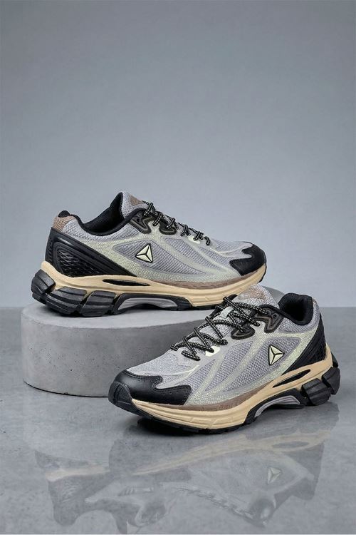 Gri Bej Pulsar Erkek Spor Ayakkabı