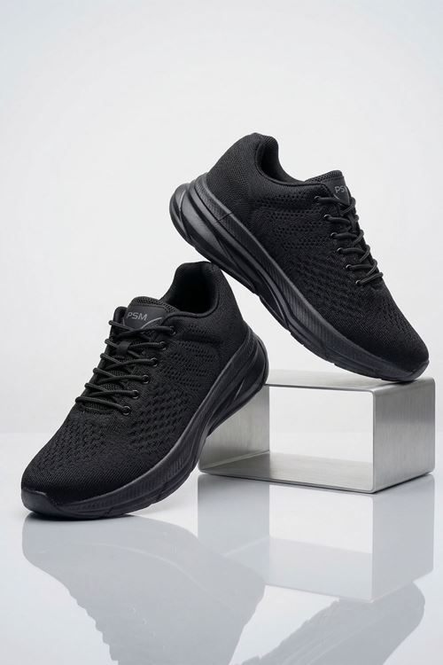 Siyah Triko Rota Erkek Spor Ayakkabı