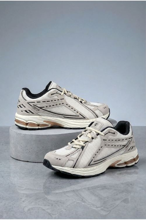 Bej Airfly Erkek Spor Ayakkabı