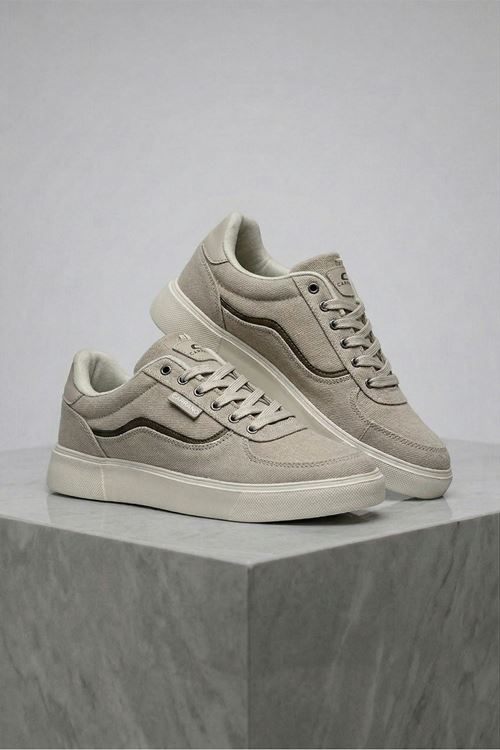 Bej Motto Erkek Sneaker Ayakkabı