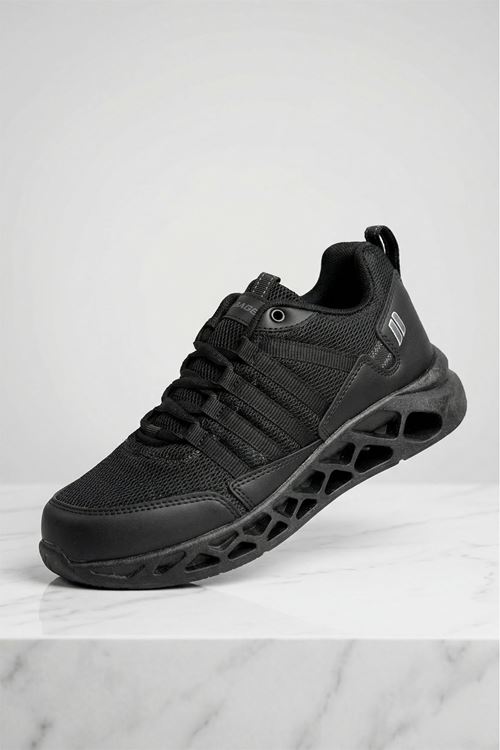Siyah Shuffle Triko Erkek Spor Ayakkabı