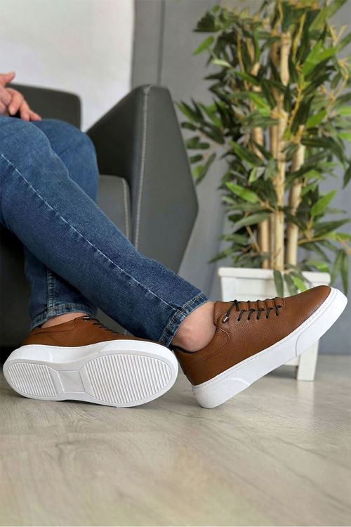 Taba Jackson Hakiki Deri Erkek Günlük Ayakkabı