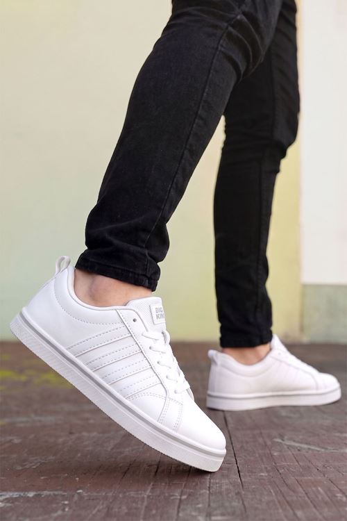 Beyaz Vento Erkek Sneaker Ayakkabı