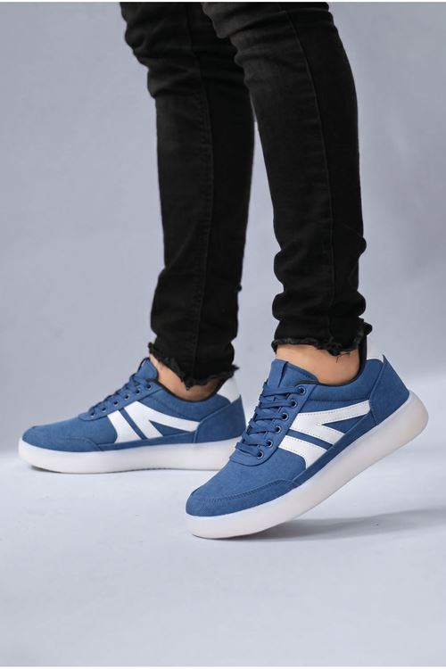Lacivert Silica Kumaş Erkek Spor Ayakkabı