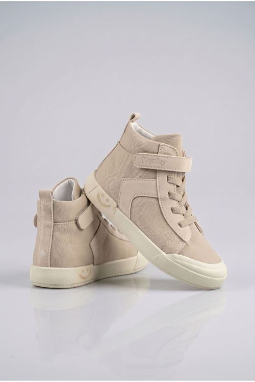 Bej Keten Unisex Çocuk Ayakkabı