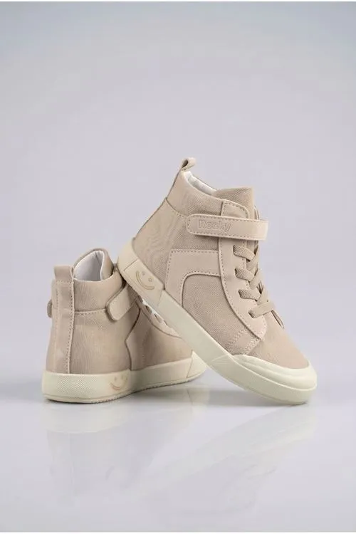 Bej Keten Unisex Çocuk Ayakkabı