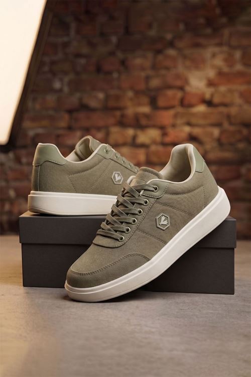 Yeşil Velar Kumaş Erkek Spor Ayakkabı