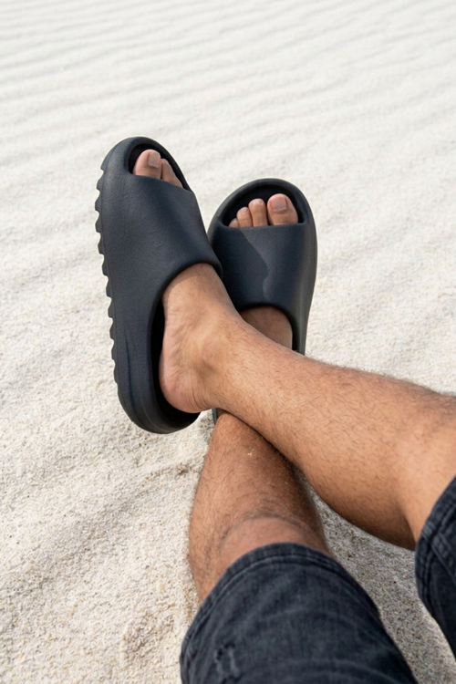 Siyah Ortopedik Unisex Terlik