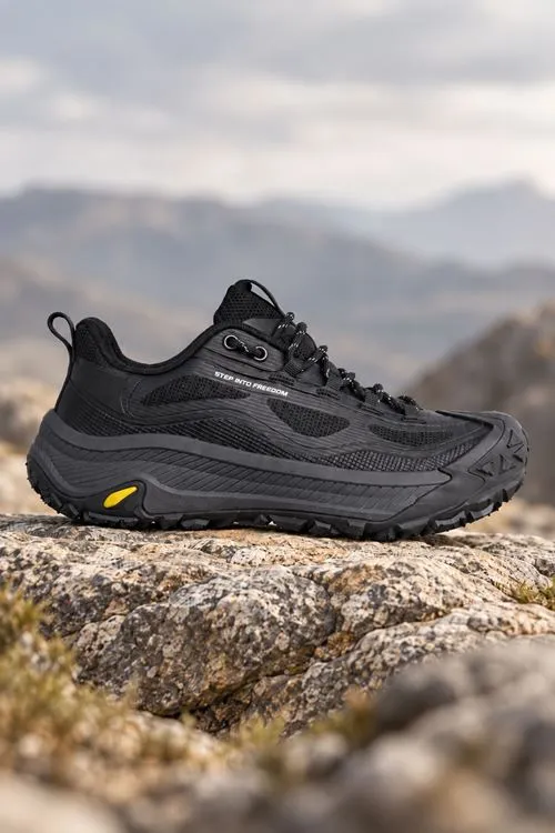 Siyah Drainmaker Erkek Outdoor Trekking Ayakkabı