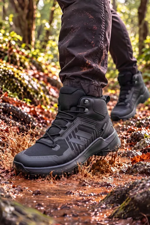 Siyah Rockadia XL Erkek Outdoor Trekking Erkek Mid Bot