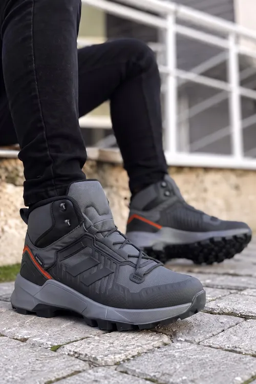 Füme Rockadia XL Erkek Outdoor Trekking Erkek Mid Bot