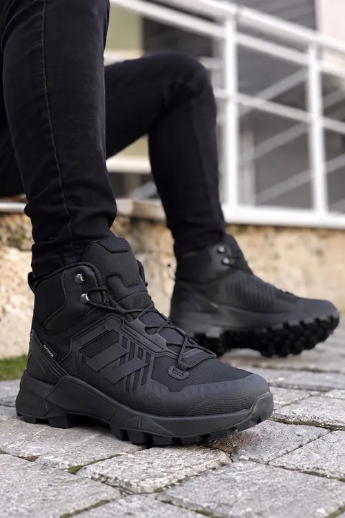 Siyah Rockadia XL Erkek Outdoor Trekking Erkek Mid Bot