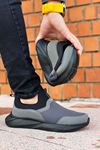 Füme Slip-On File Erkek Spor Ayakkabı