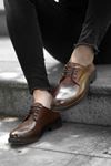 Taba Hakiki Deri Desen Taban Erkek Klasik Ayakkabı