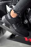 Siyah Yazı Detay Triko Erkek Spor Ayakkabı