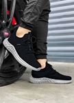 Siyah - Füme Wolf Triko Süper Soft Erkek Spor Ayakkabı