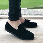 Corcik Siyah Süet Klasik Erkek Ayakkabı