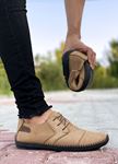 Vizon Hakiki Deri Çarık Model Rahat Erkek Günlük Ayakkabı