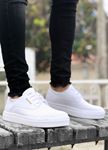 Beyaz Delikli Klasik Tarz Erkek Günlük Ayakkabı