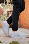 Gri Füme Slip-On Elevated Streak Erkek Spor Ayakkabı
