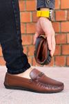 Taba Tokalı Erkek Loafer Ayakkabı