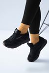 Siyah Yazlık Kadın Spor Ayakkabı