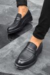 Siyah Detaylı Cilt Erkek Klasik Ayakkabı