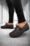 Kahverengi Klasik Hakiki Deri Erkek Ayakkabı