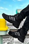 Siyah Beyaz Outdoor Trekking Erkek Spor Bot
