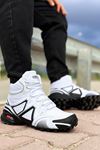Beyaz Siyah Cross X Outdoor Trekking Erkek Bot