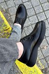 Siyah Kalın Taban Rossi Erkek Klasik Ayakkabı