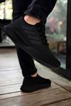 Siyah Boost Desenli Erkek Spor Ayakkabı
