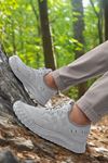 Gri Yazlık Trekking Erkek Spor Ayakkabı