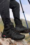 Siyah Füme Cross X Outdoor Trekking Erkek Bot