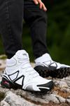 Beyaz Siyah Cross X Outdoor Trekking Erkek Bot