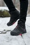 Siyah Kırmızı Outdoor Trekking Erkek Spor Bot