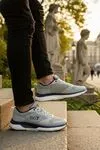 Gri Run Erkek Spor Ayakkabı