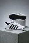 Beyaz Siyah Vento Erkek Sneaker Ayakkabı